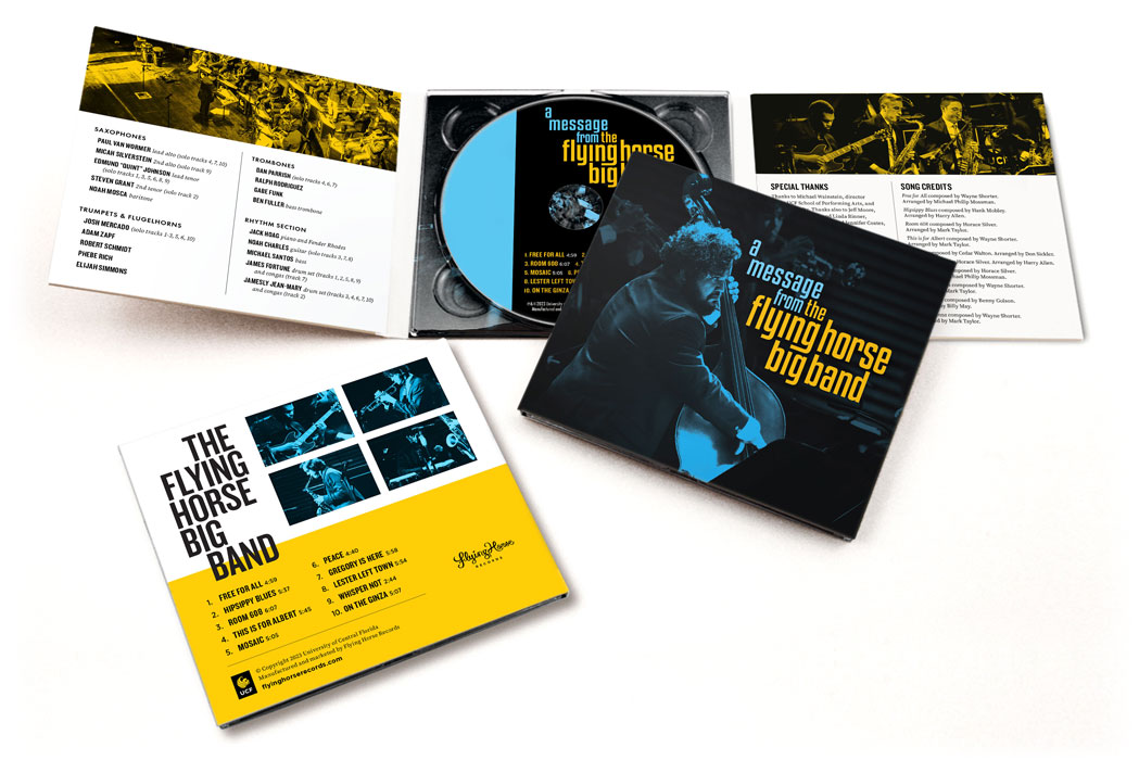 CD edition of 'A Message from The Flying Horse Big Band'