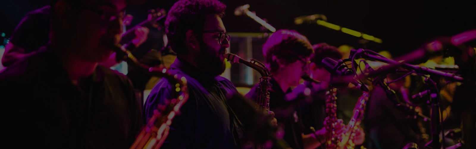 UCF jazz band on stage